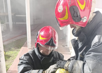 Un incendio se registró en el Boletín Oficial de la provincia