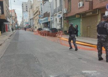 Una fuga de gas en calle Alvear generó preocupación y cortes de tránsito