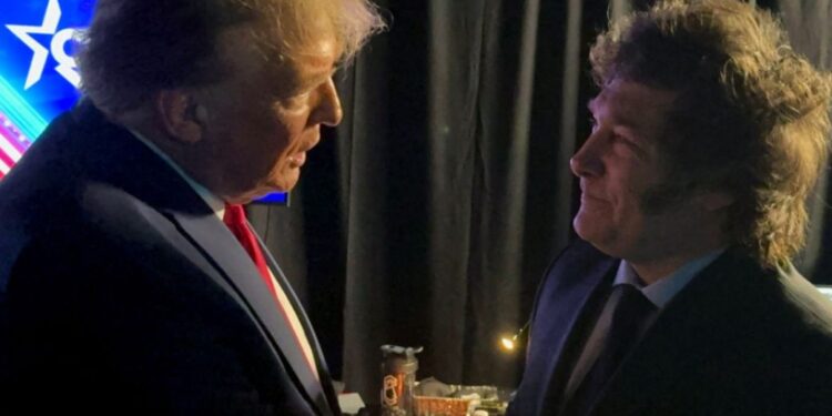 Milei se reúne con Trump y Georgieva para cerrar una ayuda financiera