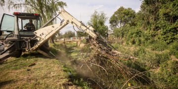 Retiraron 36 toneladas de residuos del canal Maestro Sur