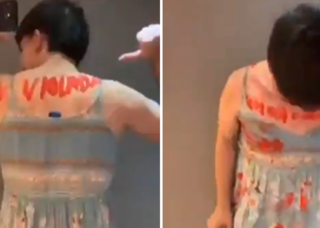 Repudio: un estudiante se disfrazó de «mujer violada» en su viaje de egresados y provocó indignación