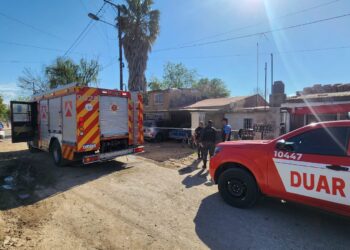 Trágico incendio: una persona murió en barrio Coronel Olmedo