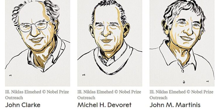 El Premio Nobel de Física se otorgó a tres científicos por sus descubrimientos en mecánica cuántica