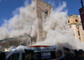 Derrumbe en la Torre dei Conti de Roma durante trabajos de restauración