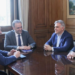 Llaryora calificó como "positiva, cordial y productiva" la reunión con Adorni y Santilli