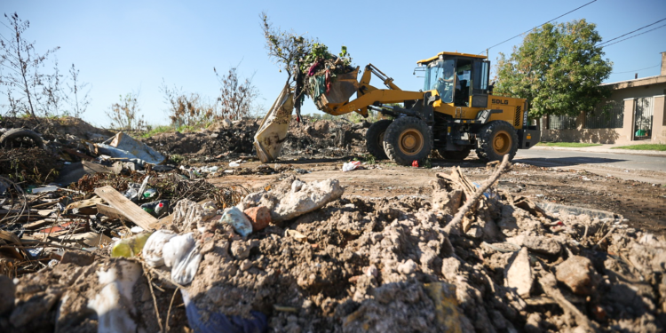 Córdoba: operativo integral en la zona sudeste logra retirar 170 toneladas de residuos