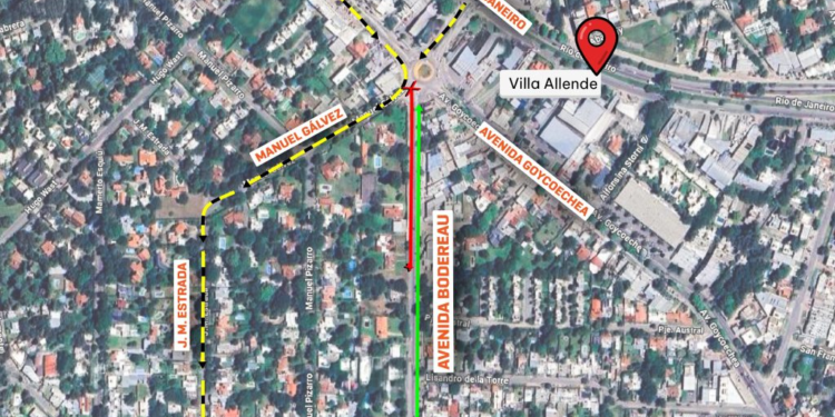 Duplicación de calzada de avenida Bodereau: Este lunes habrá redireccionamiento de tránsito