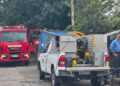 Un escape de gas obligó a evacuar viviendas por la caída de una medianera en Córdoba