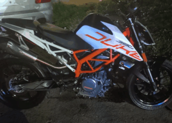 Un joven perdió un pie tras caer de su moto en un grave accidente