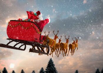 Papá Noel ya inició su recorrido: mirá dónde está en este momento