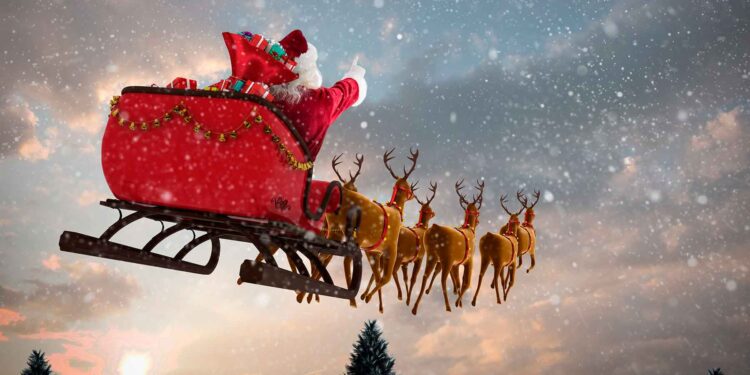 Papá Noel ya inició su recorrido: mirá dónde está en este momento