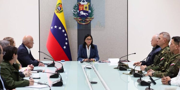 La vicepresidenta de Venezuela reclama la liberación de Maduro