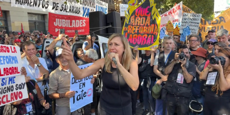 Incidentes y heridos en la protesta contra la reforma laboral: duras críticas de Myriam Bregman