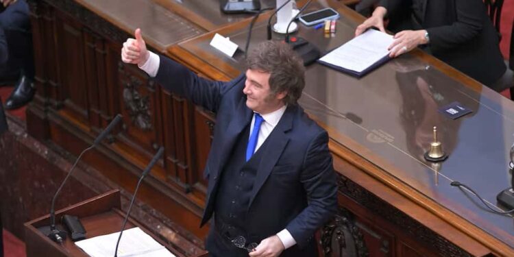 Javier Milei abrió las sesiones ordinarias del Congreso con un discurso encendido