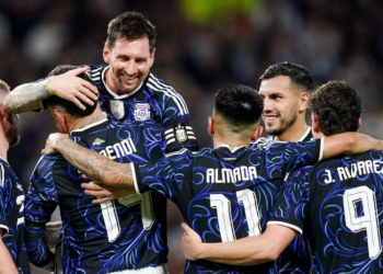 Argentina goleó 5-0 a Zambia en su último partido previo al Mundial