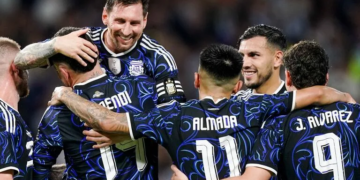 Argentina goleó 5-0 a Zambia en su último partido previo al Mundial