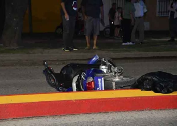 Un joven de 23 años murió en Villa María tras perder el control de su motocicleta
