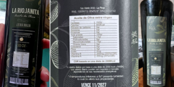 Retiran del mercado el aceite de oliva "La Riojanita" por falta de registros sanitarios
