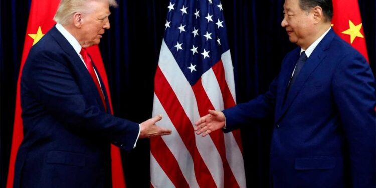 Trump llegó a Pekín para una cumbre con Xi Jinping