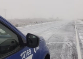 Nevó en el Camino de las Altas Cumbres y cerraron el tránsito
