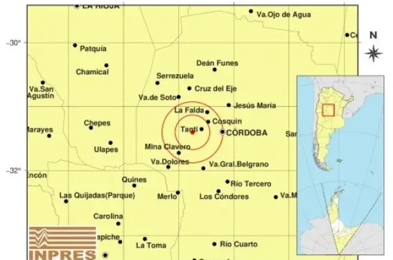 Un sismo sacudió a Tanti y se sintió en varias localidades