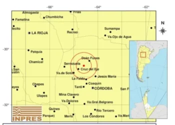 Un sismo de magnitud 4 sacudió a varias ciudades de Córdoba