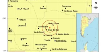 Un sismo de magnitud 4 sacudió a varias ciudades de Córdoba