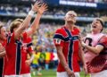 Noruega le ganó 2-1 a Brasil con dos golazos de Haaland y pasó a cuartos