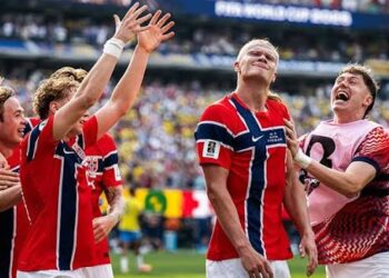 Noruega le ganó 2-1 a Brasil con dos golazos de Haaland y pasó a cuartos
