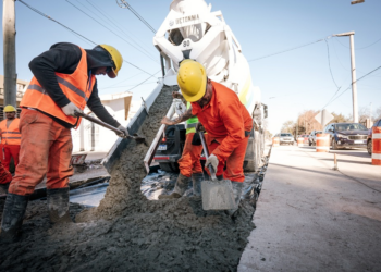 Redireccionan el tránsito por el avance de obra en Av. Bodereau