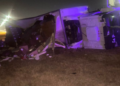 Un camión volcó en la Variante Juárez Celman