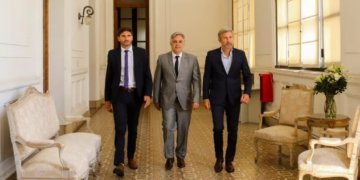 La Región Centro inauguró su sede con Llaryora, Pullaro y Frigerio