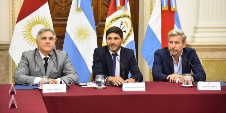 Santilli recibe este jueves a Llaryora, Pullaro y Frigerio