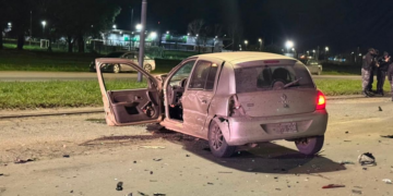 Impactante choque: murió una bombera en la zona del Mercado de Abasto