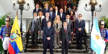Milei se reunió con Daniel Noboa y firmaron acuerdos bilaterales