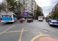 Un colectivo embistió a un peatón en boulevard Chacabuco