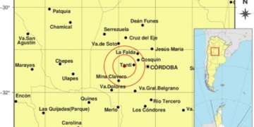 Un temblor se sintió en Córdoba este martes