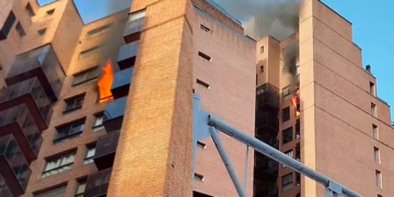 Un incendio se desató en un departamento en pleno centro de Córdoba