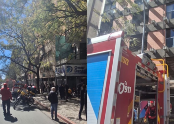 Incendio en un edificio de Nueva Córdoba: ocho personas recibieron asistencia