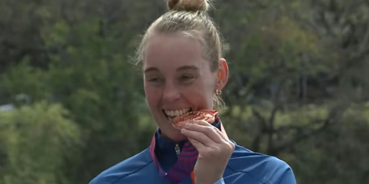 Juegos Suramericanos 2026: Romina Imwinkelried obtuvo la primera medalla de bronce en Aguas Abiertas