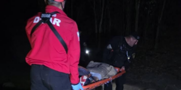 Un hombre cayó al río en Salsipuedes y fue rescatado por Bomberos