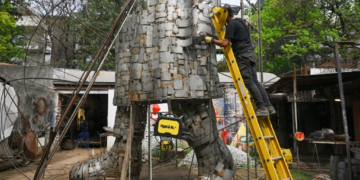 Instalarán una escultura enorme del Cura Brochero en la Autopista Córdoba-Carlos Paz