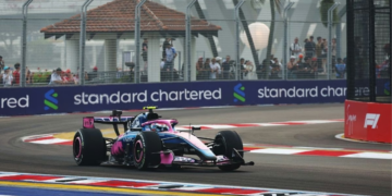 Colapinto largará 15° en el Gran Premio de Singapur