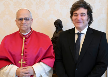 Milei sobre la salud del papa León XIV: "Nos unimos en oración por su salud"